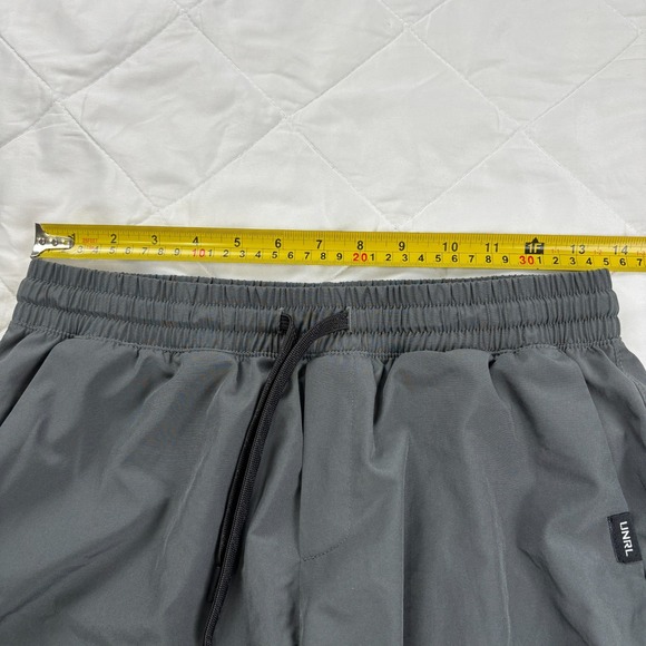 UNRL Stride Shorts Men's L Gray Performance Athletic Drawstring Stretch - Picture 11 of 13